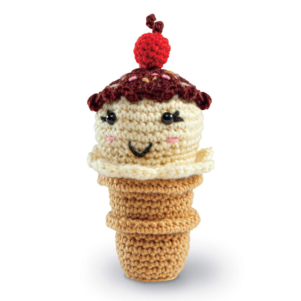 Intermediate Ice Cream Cone Amigurumi Crochet Kit by Loops &#x26; Threads&#xAE;
